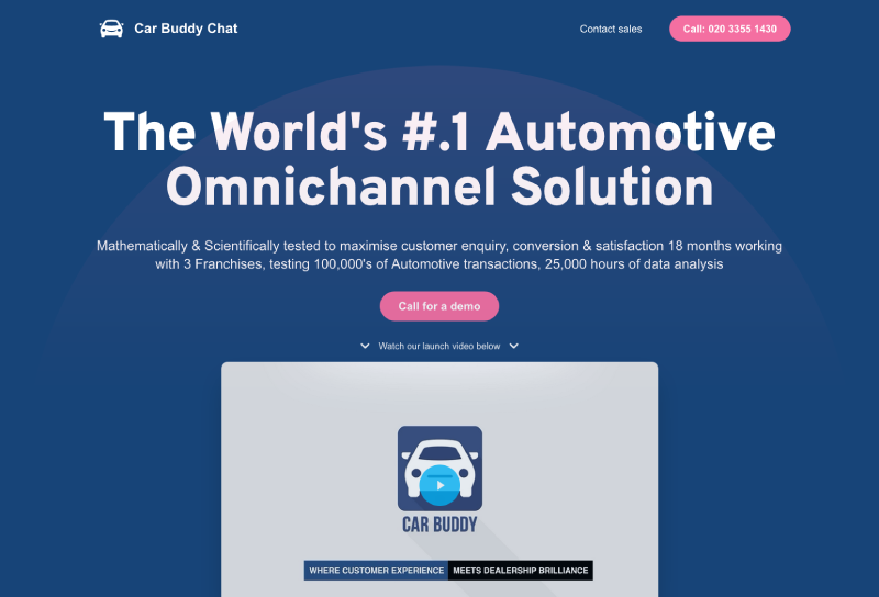 Car Buddy Chat website